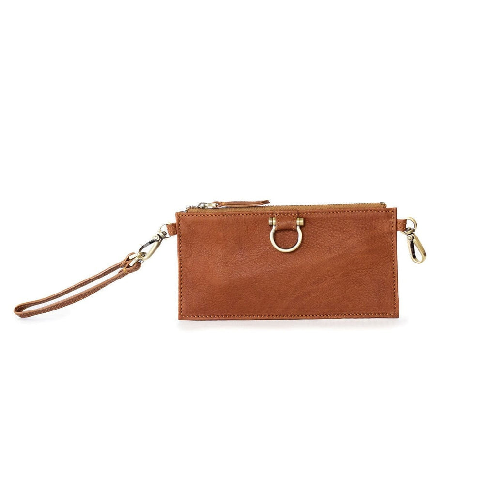 AE Leather Crossbody Wristlet Wallet – Sapahn