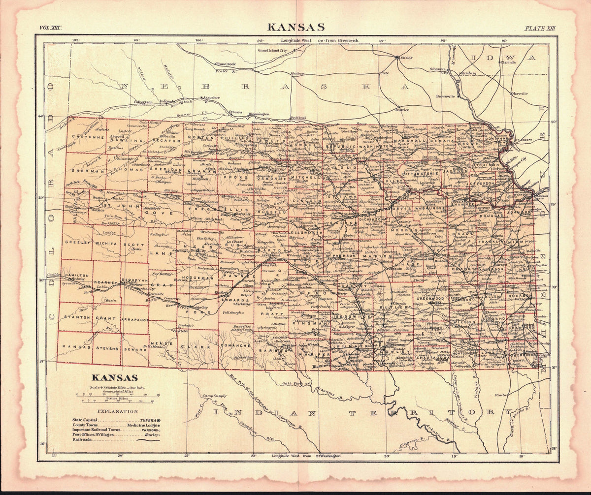 1881 Kansas Britannica Historic Accents