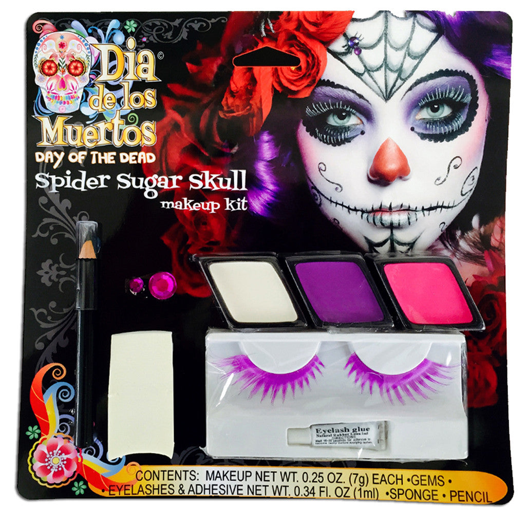 Spider Sugar Skull Makeup Kit – SilverRainStudio.com