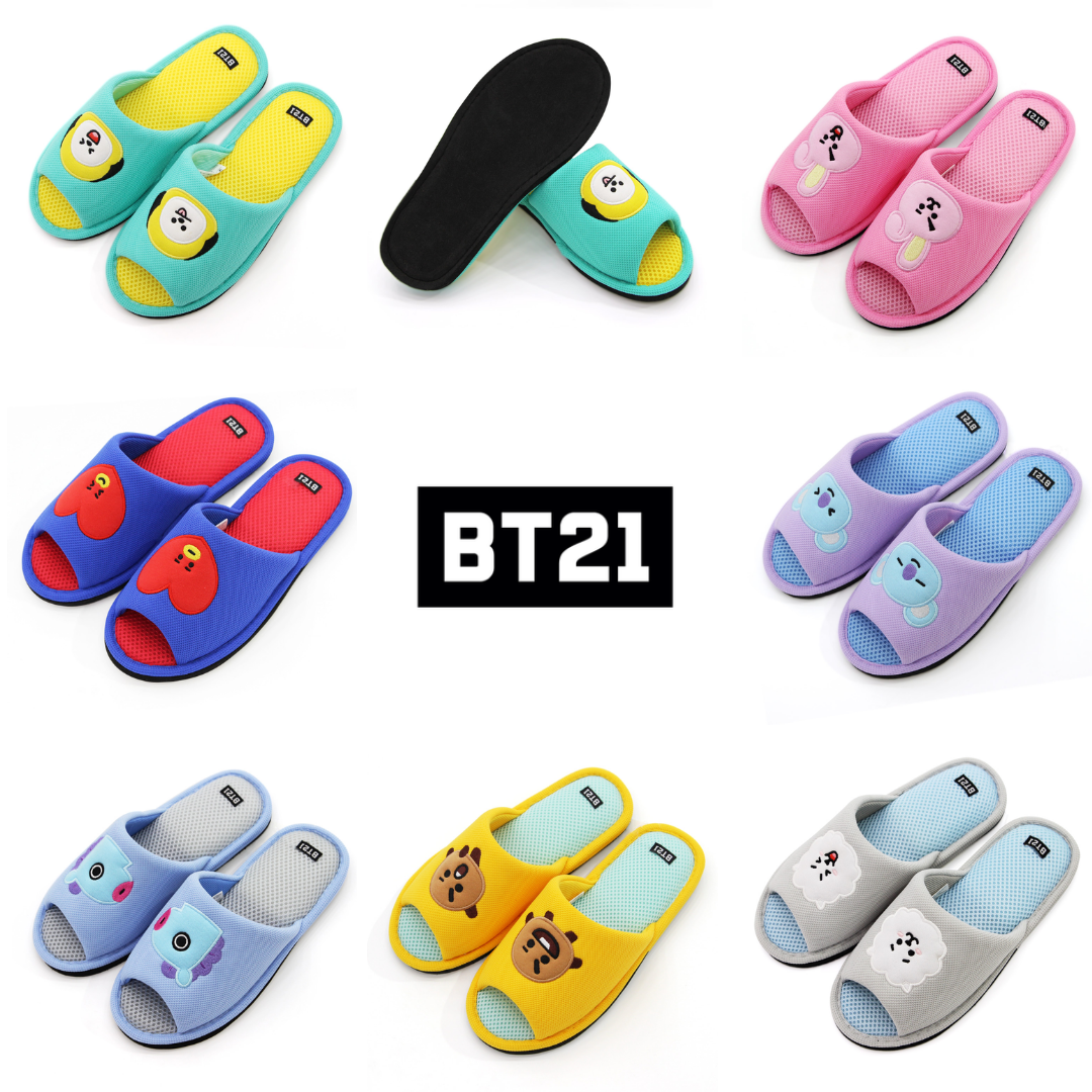 bt21 indoor slippers