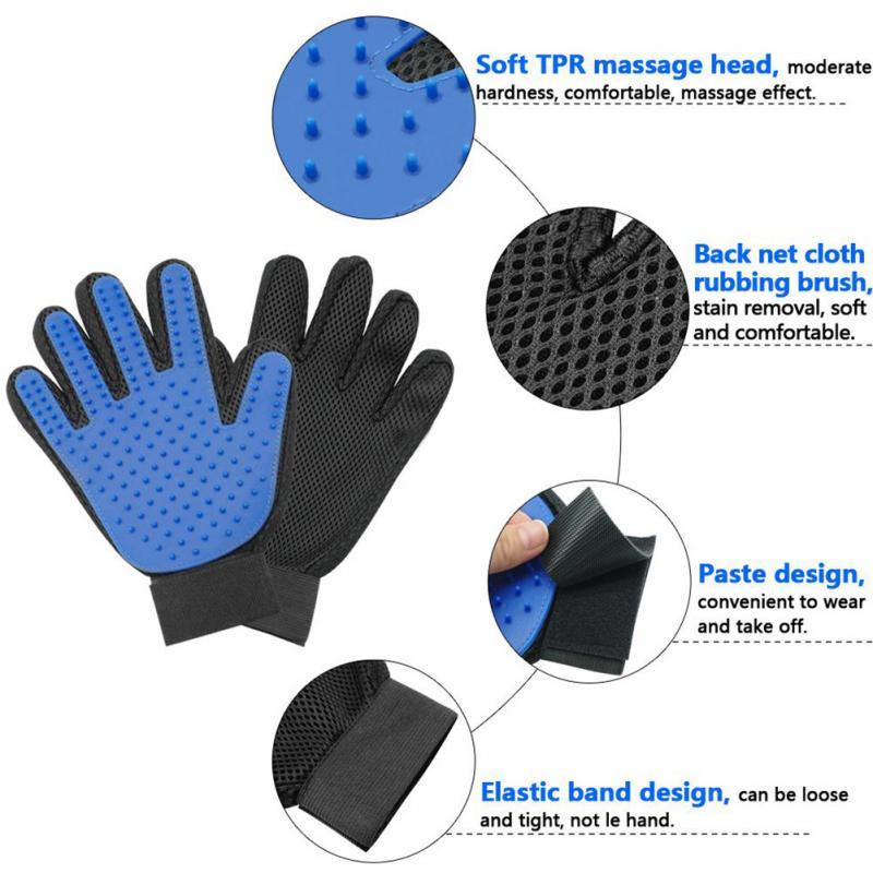 PET HAIR REMOVER GLOVE (RIGHT HAND 1 Pcs)