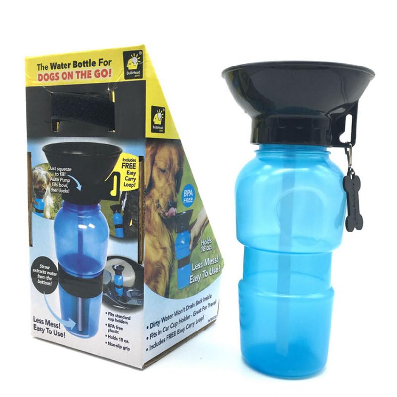 aqua dog travel water bowl bottle