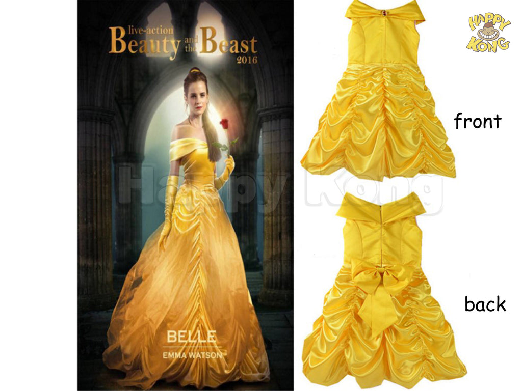 beauty and the beast dress kids