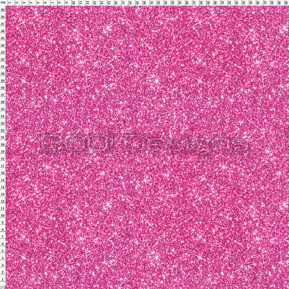 Spandex Printed Glitter Pink