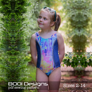 Ingrid's Incredible Leotard Sizes 2T to 16 Kids PDF Pattern