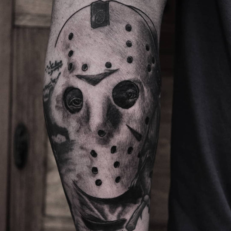 Friday The 13th Jason Voorhees tattoo Vic Market Tattoo