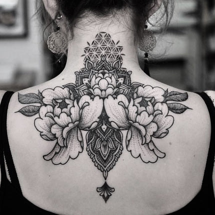 Womens Ornamental Back Tattoo  Best Tattoo Ideas For Men  Women