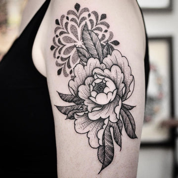 Top 55 Best Geometric Flower Tattoo Ideas  2021 Inspiration Guide