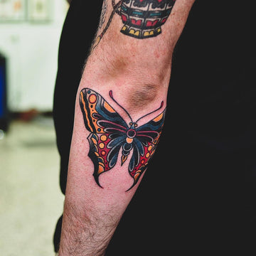 Share more than 72 butterfly tattoo above knee  thtantai2