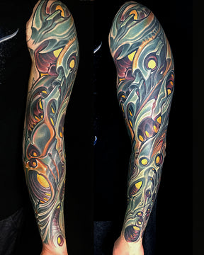 Biomechanical tattoo M  Dev Tattoos  Tattoo Artist in New Delhi India