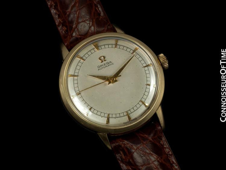 omega vintage mens gold watches