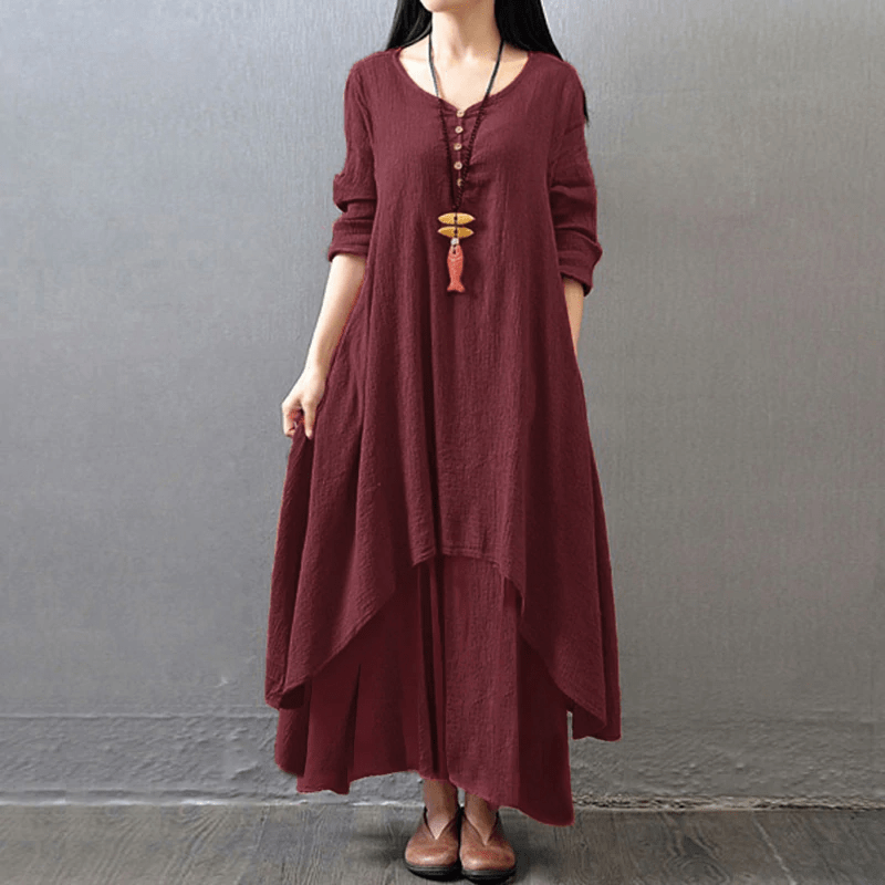 Tebuti Autumn Loose Long Dress