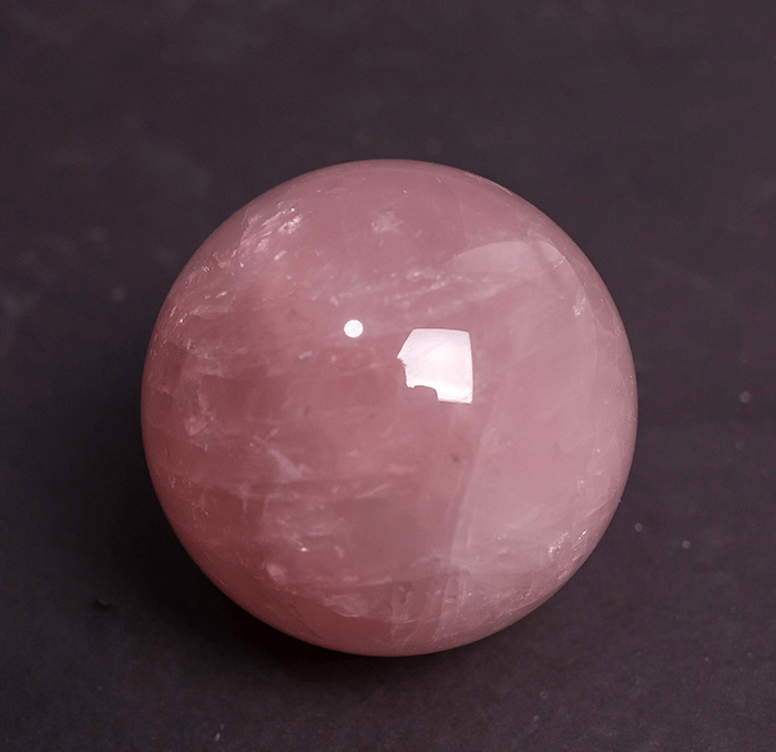 natural rose quartz