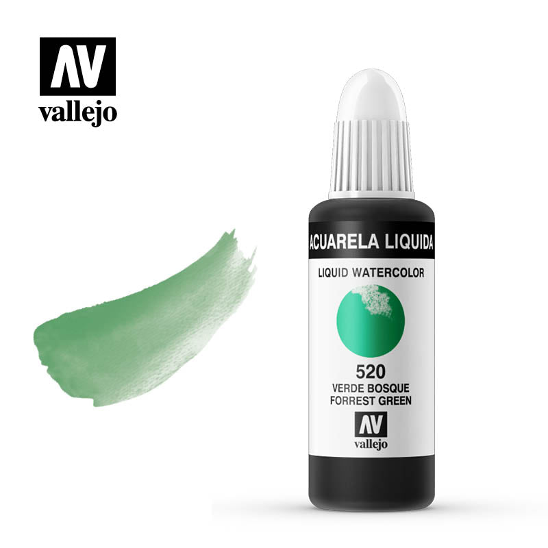 Acuarela líquida Vallejo gris oscuro – Araceli Garcia Illustration