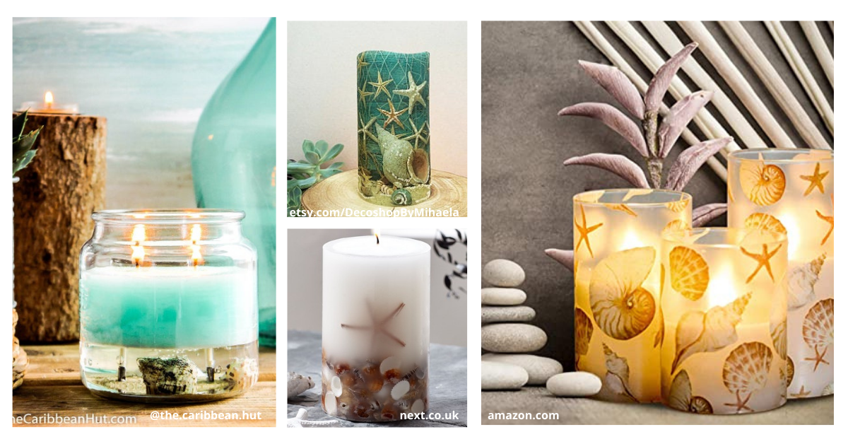ocean themed candles