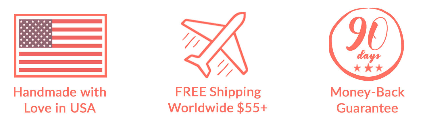 Made in USA | Free Shipping over $55 | 90-day Money Back Guarantee