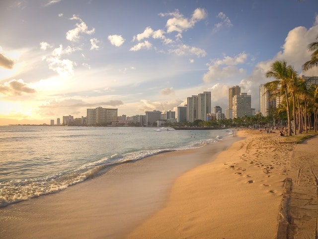 image of houses on the beach