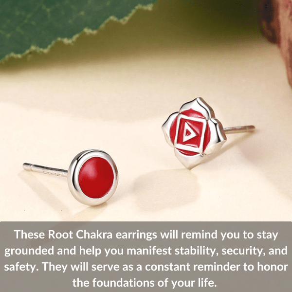 root chakra earrings