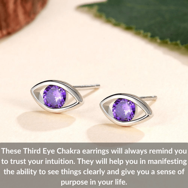 third eye chakra earrings