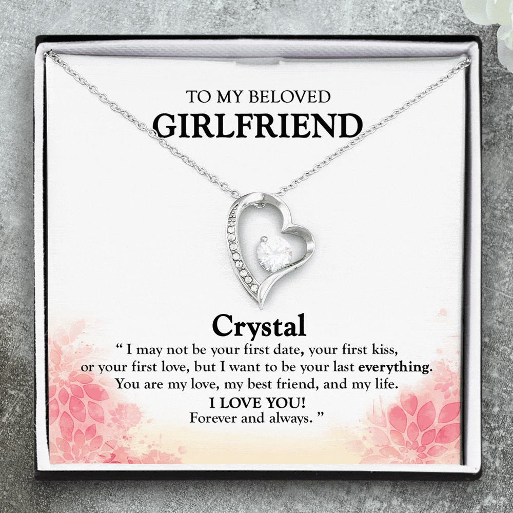 Gift For Girlfriend Be Your Everything Heart Necklace Anniversary Wonderspark