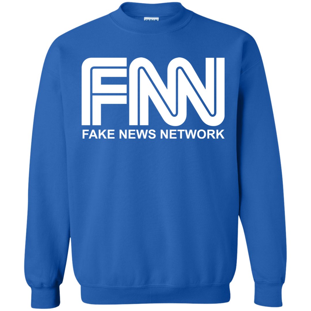 Fake News Network Crewneck Pullover Sweatshirt 8 oz. – Trumpshop.net