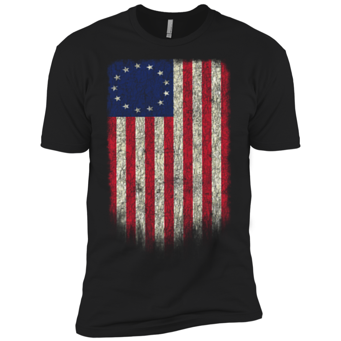 Betsy Ross Flag 13 Colonies Premium Short Sleeve T-Shirt – Trumpshop.net