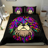 Pekingese Black Bedding Set - Duvet / Comforter Cover and Two Pillow Covers -  Art By Cindy Sang - JillnJacks Exclusive