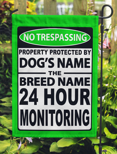 Download No Trespassing Personalized Garden Flags Jill N Jacks