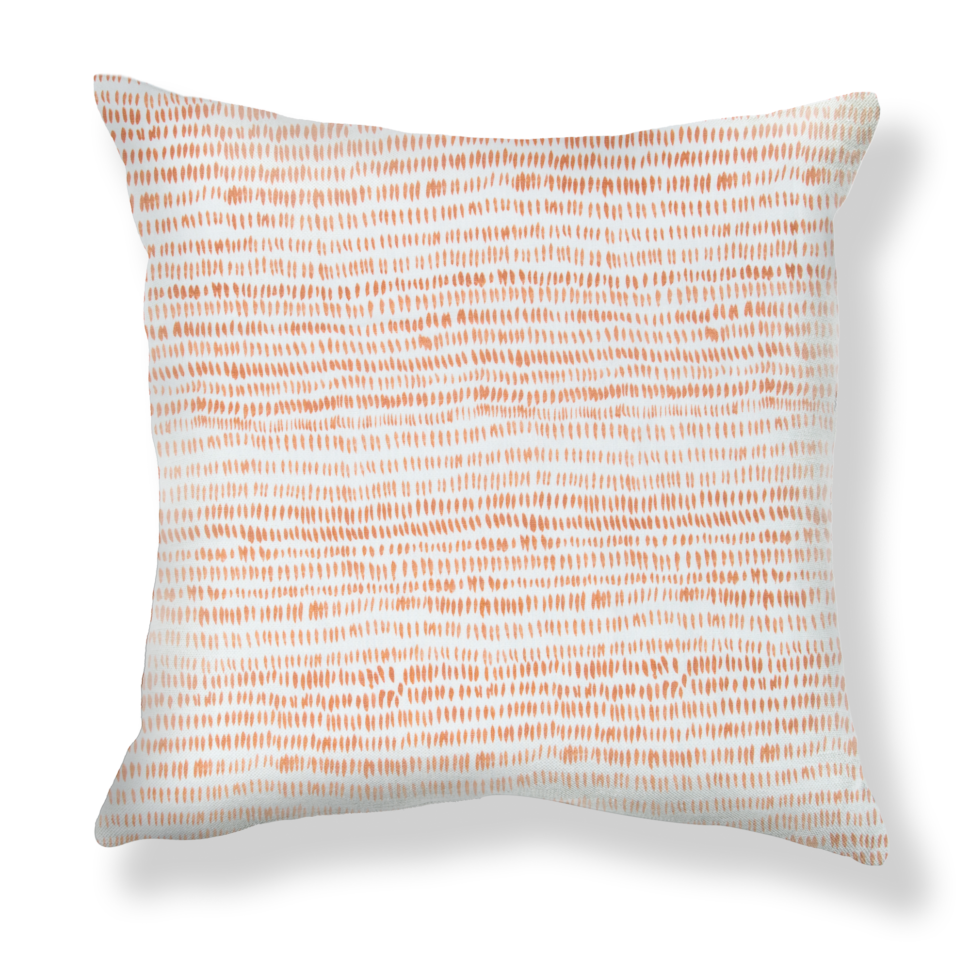 Orange and white striped clearance pillows