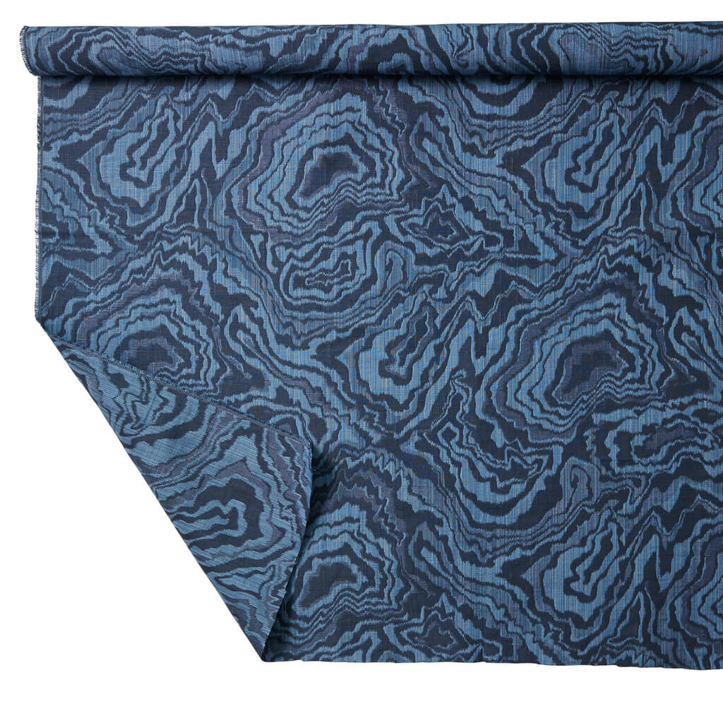 Marble Geode Fabric in Navy Rebecca Atwood Designs