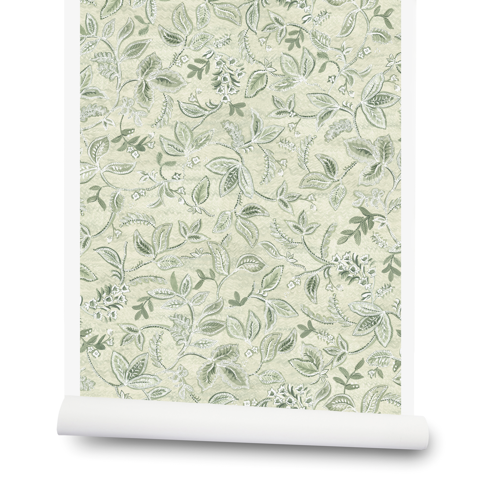 Wallpaper Lioba pale green  Wallpaper from the 70s