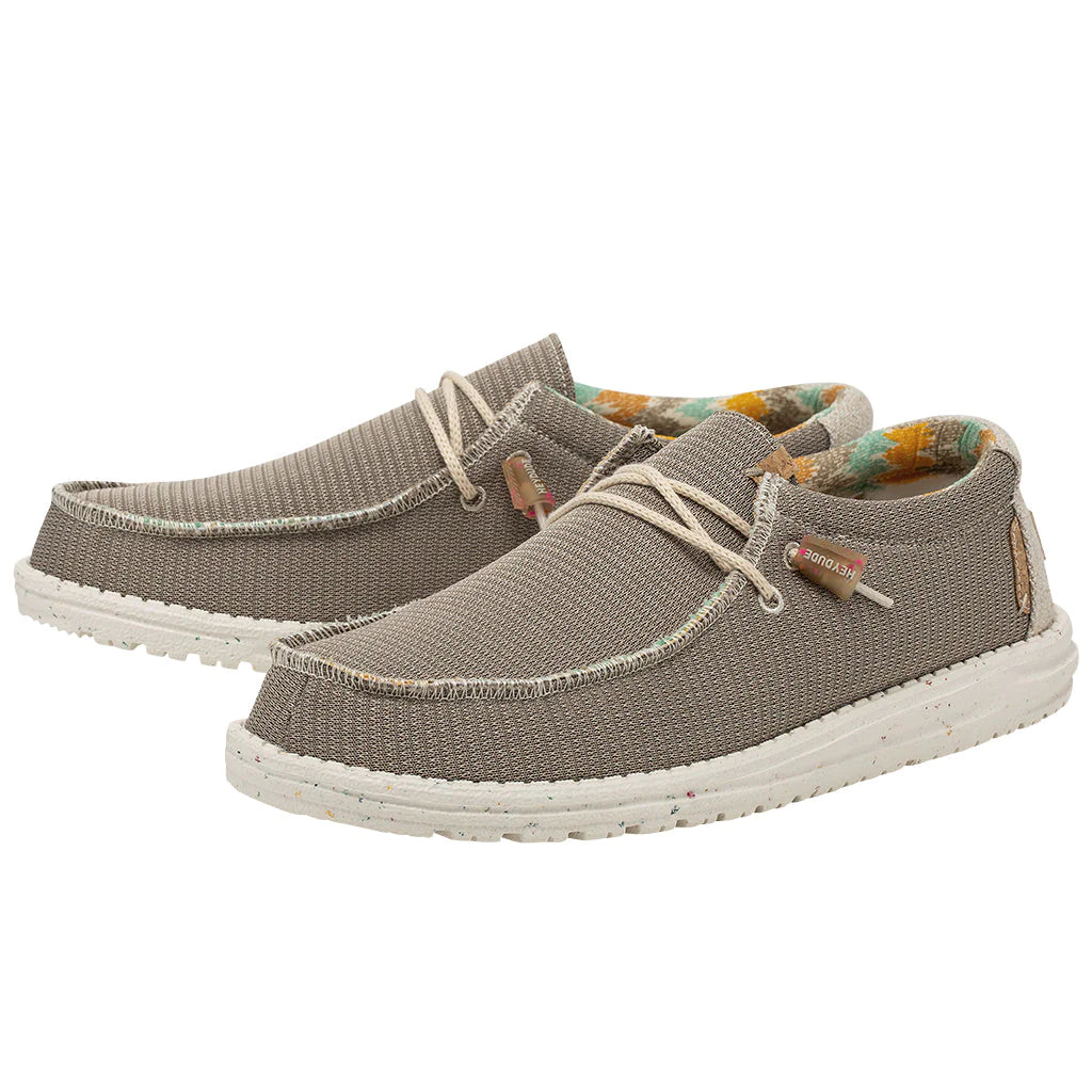 Hey Dude Wally Knit Desert Brown Prégo