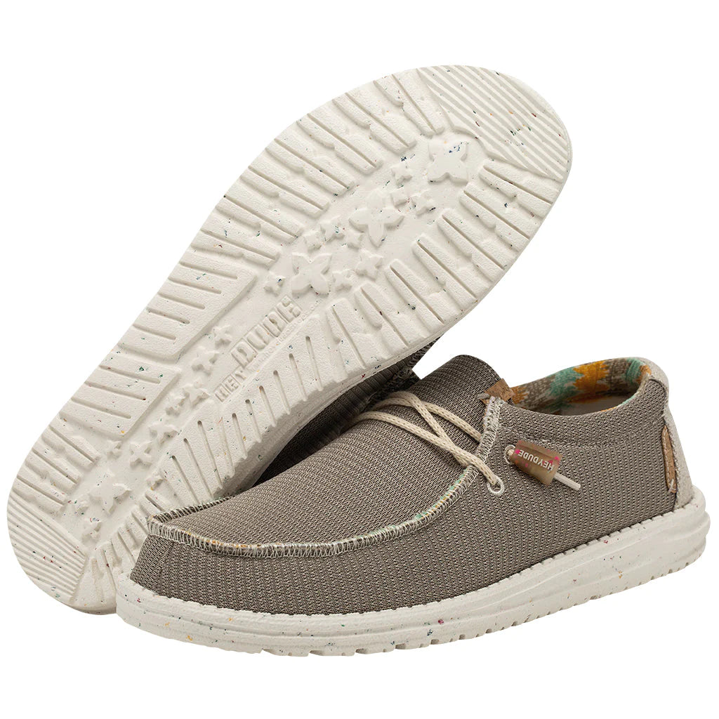 Hey Dude Wally Knit Desert Brown Prégo