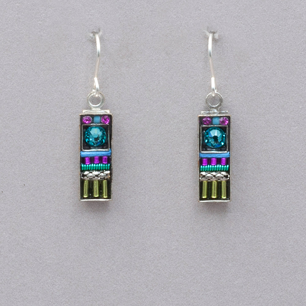 Firefly Milano Rectangular Earrings