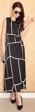 Buyvel Aztec Print Designer Ladies' Gown