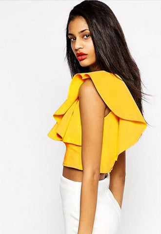 Frill Crop Top