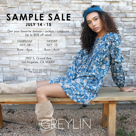 Clothing sample sales