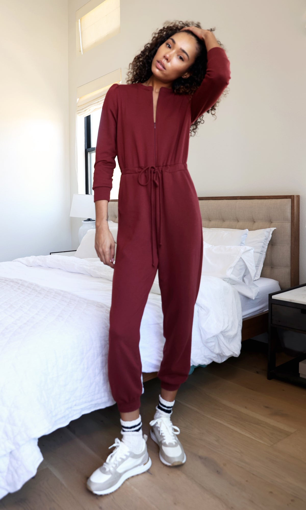 Tress Jogger French Terry Jumpsuit