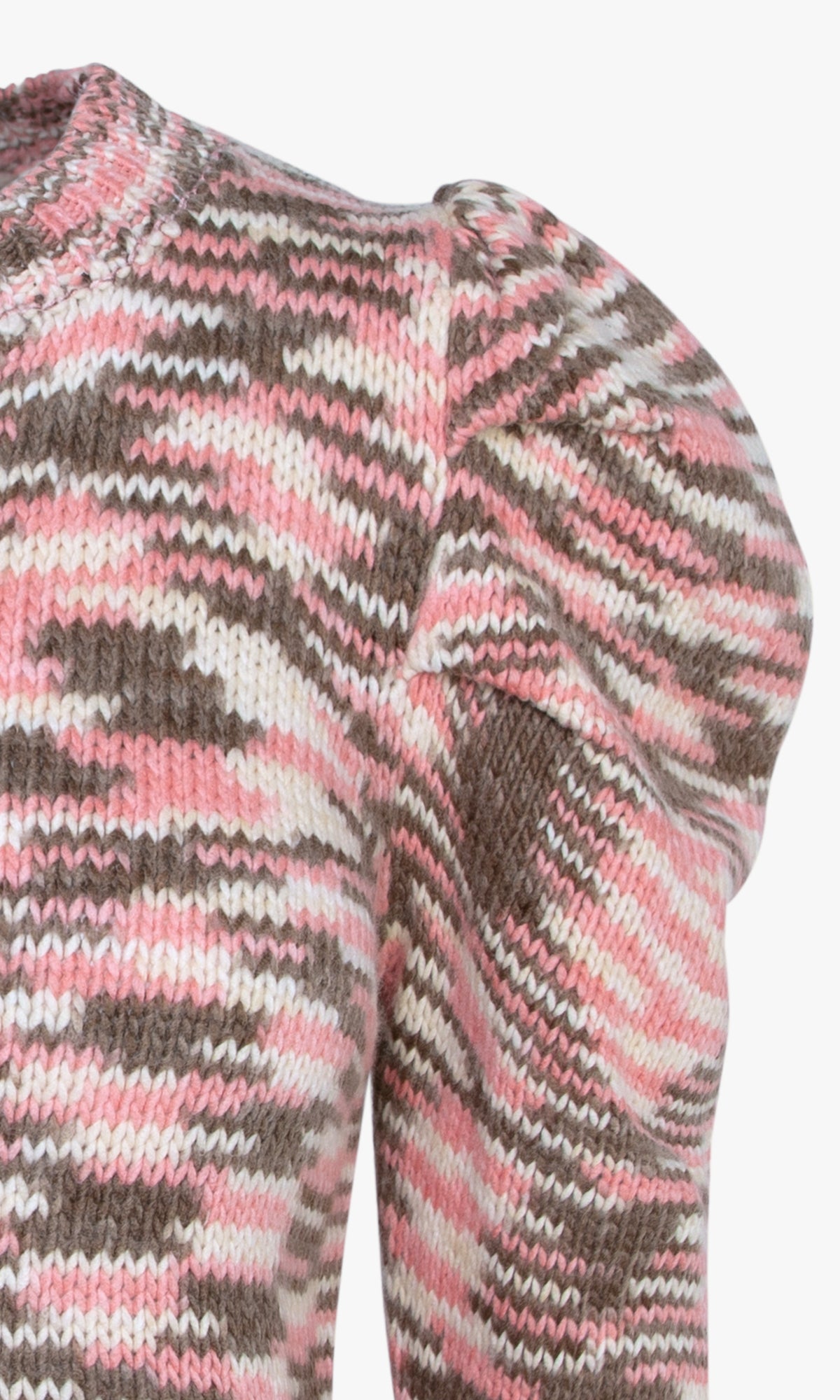 Serina Marled Puff Sleeve Sweater