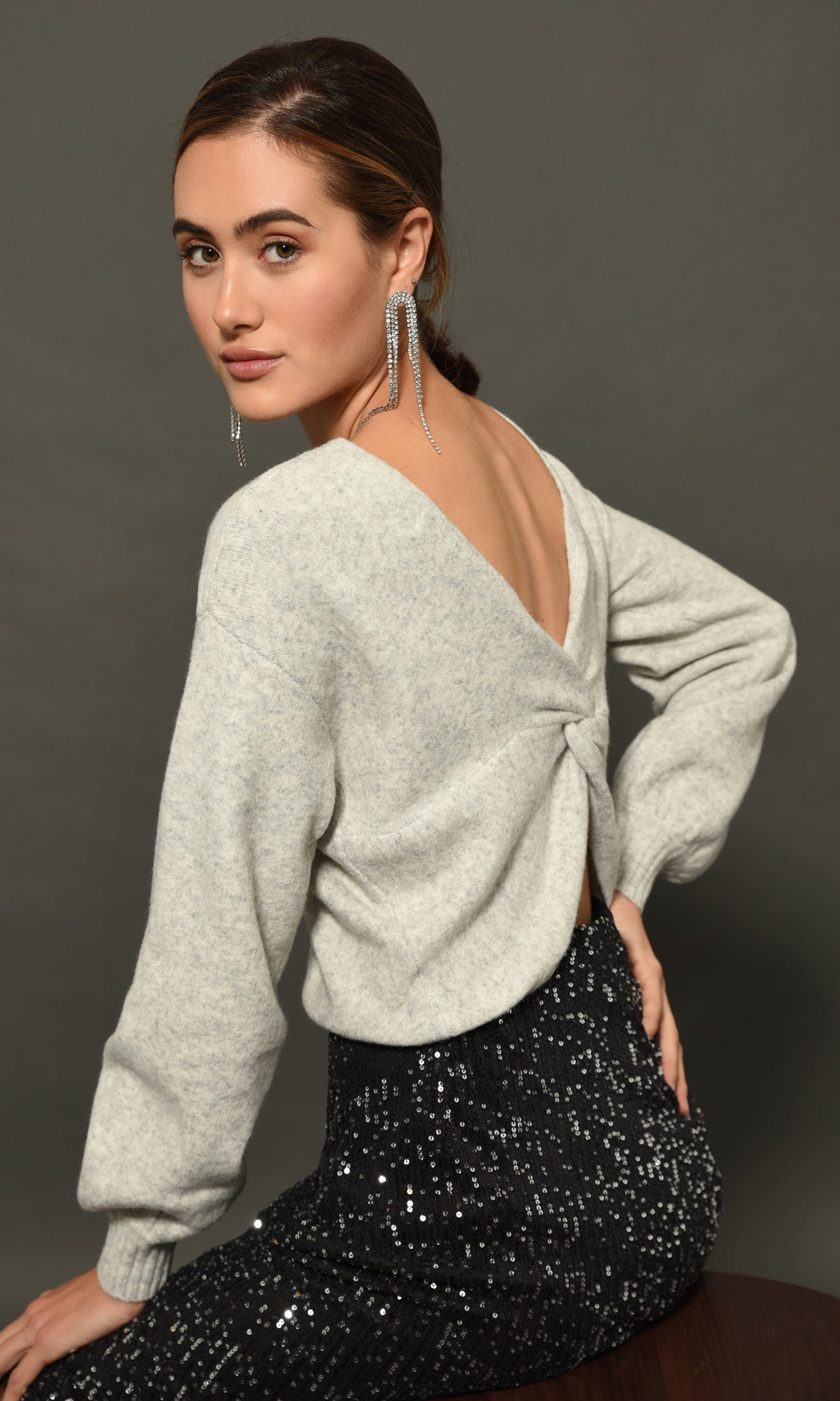 Renee Twist Back Sweater - Greylin Collection product image