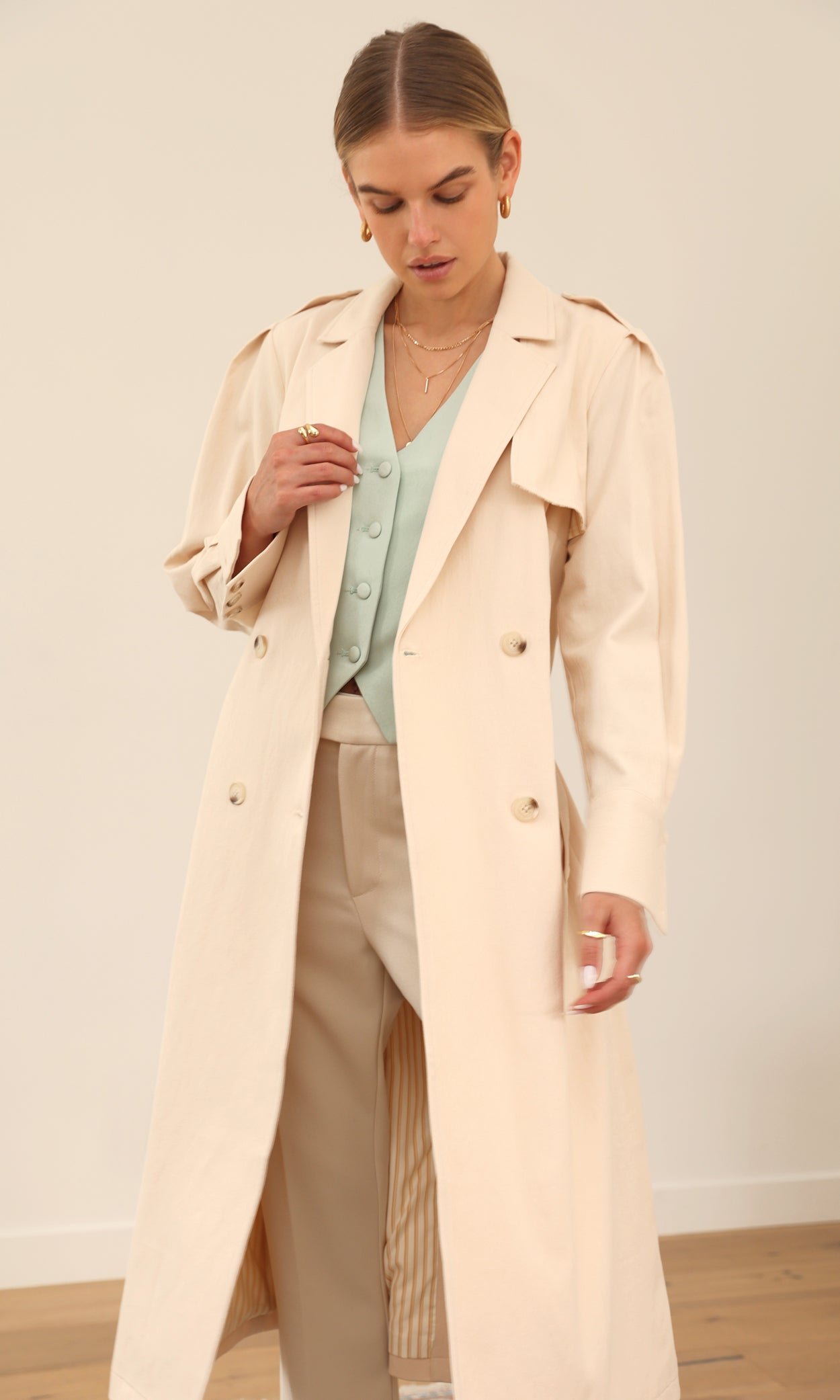 Edith Trench Coat | Greylin Collection – Greylin Collection