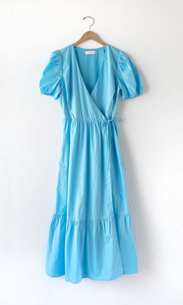 Delilah Wrap Poplin Midi Dress | Greylin Collection – Greylin ...