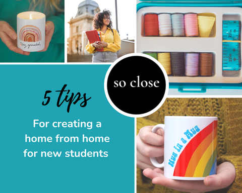 5 tips to help create a 'home from home' for new uni students