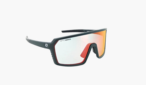 PeakVision AM5: The Ultimate Modern Sunglasses for Sports Matte Black and Red