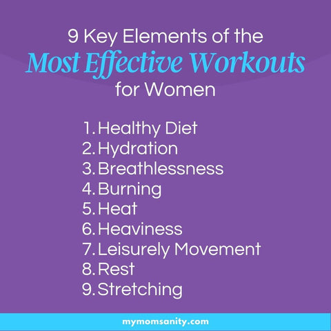9 elements the most effective workouts for women have in common