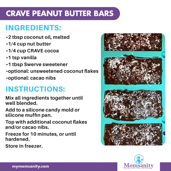 Crave Peanut Butter Bars Recipe