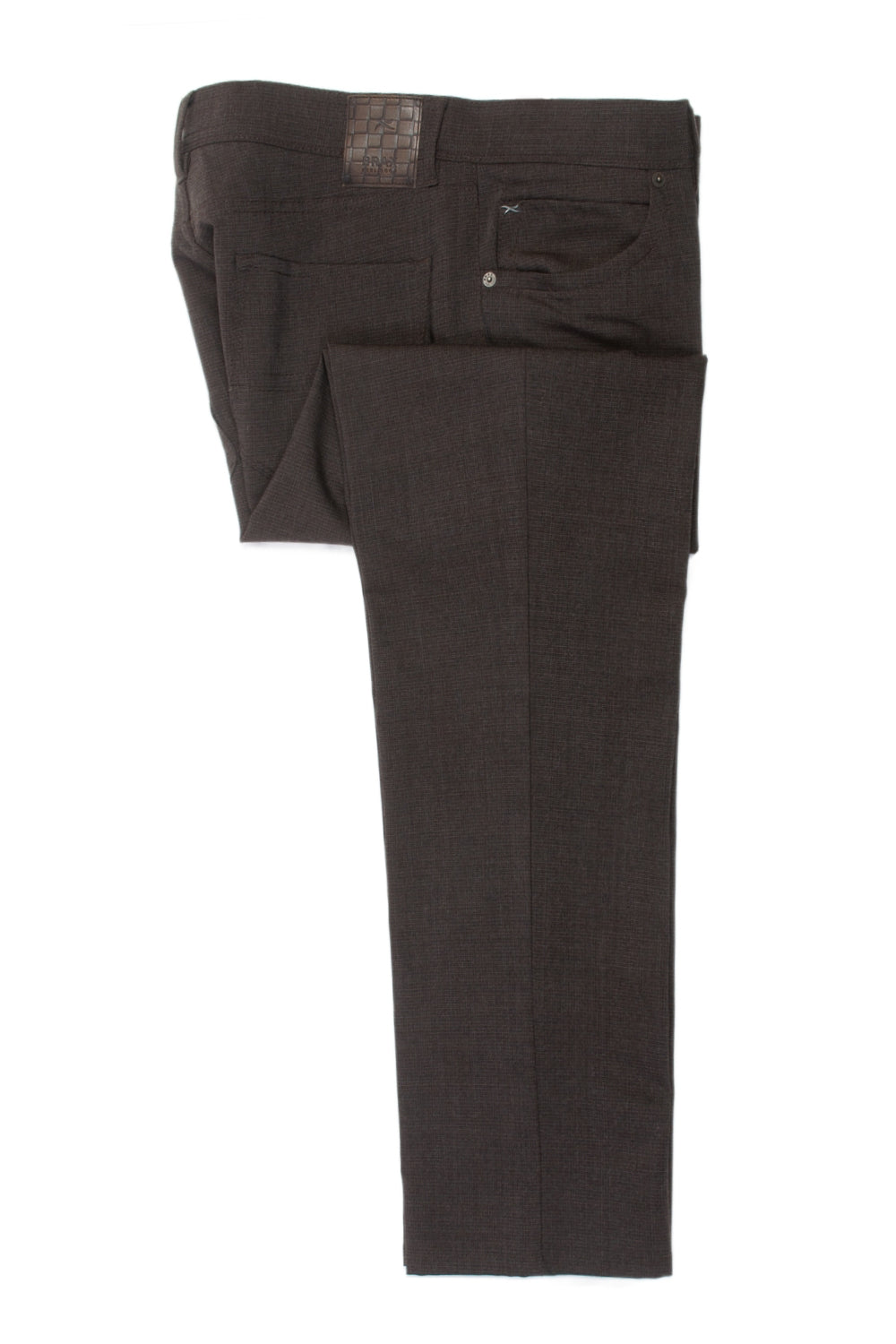 Brax Brown Cadiz Straight Five Pocket Pants– Luxmrkt.com