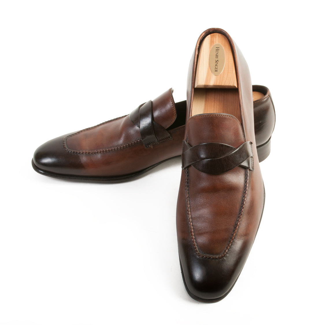 Tom Ford Elkan Twisted Band Loafers