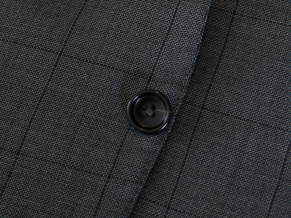 Tom Ford Grey Windowpane Check Silk Blend O'Connor Suit