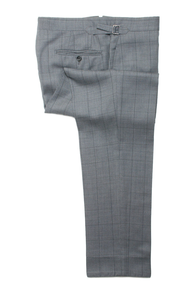 Tom Ford Grey Windowpane Check Silk Blend O'Connor Suit